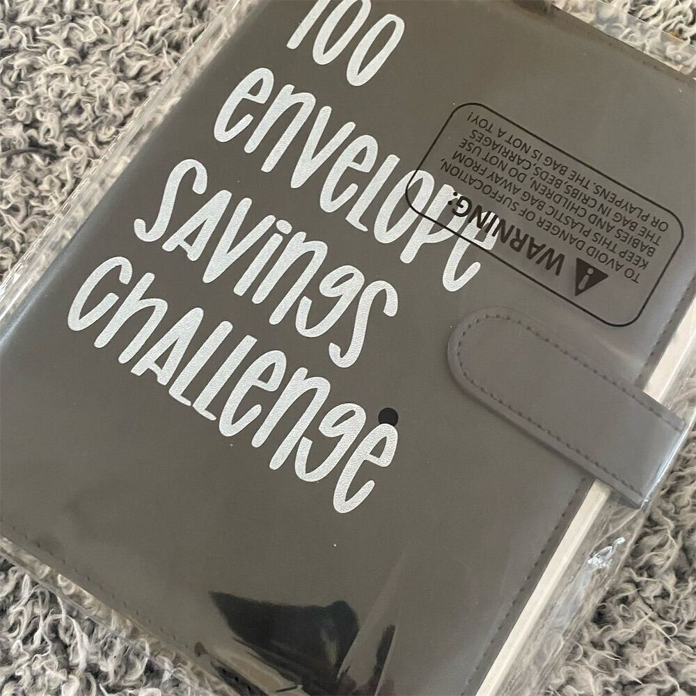 100 Envelope Savings Challenge Binder Budget Planner Money Saving Book